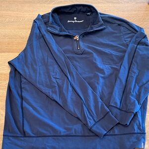 Tommy Bahama Navy Blue Half-Zip Pullover